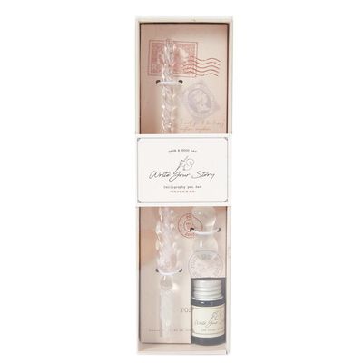 아트박스 유리캘리펜 핑크