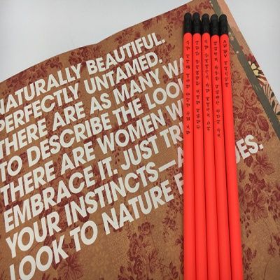 [네온핑크]NEON PINK-5P 나미브 메시지각인 원목연필