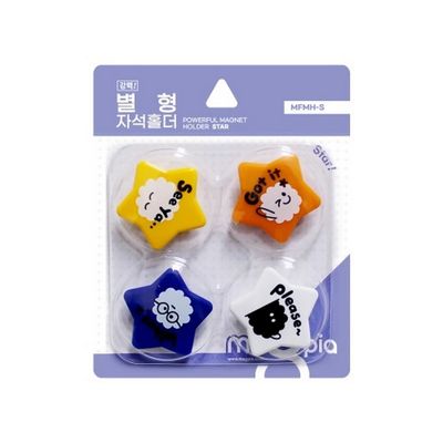 마그피아 초강력 별형자석홀더 4개입 31mm 자석