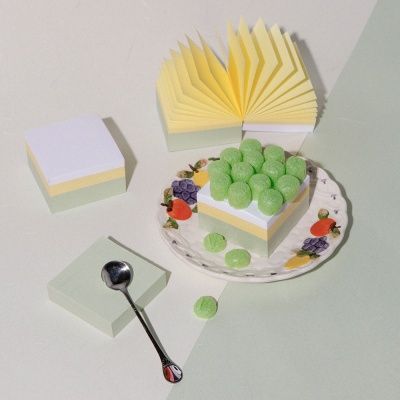 케이크 메모지 II 청포도