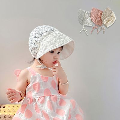 햇살자수 여아 챙 보넷 모자 205860