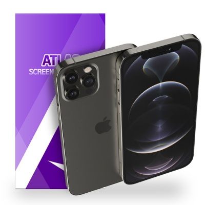아이폰12프로맥스 ATLAS 030X2 베젤 강화필름 2매