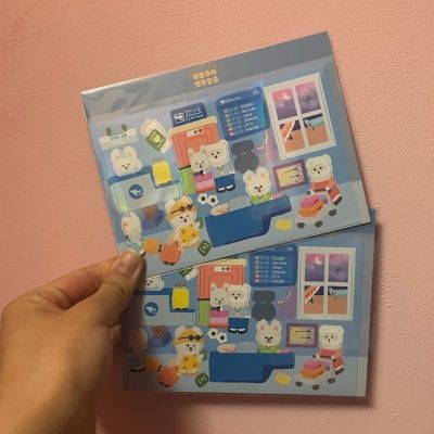 [우당탕탕스토어-가로스티커] 라봉투어렛뚜항공