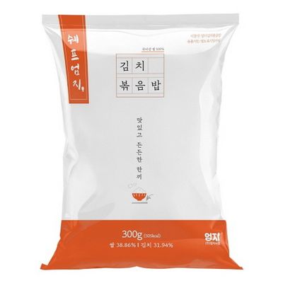 엄지 김치 볶음밥 300g 냉동/즉석밥 햇반 밀키트 컵밥