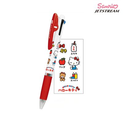 산리오 제트스트림 3색 볼펜 헬로키티 가타카나 0.5mm
