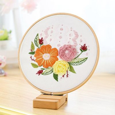 DIY 자수 금잔화 입체 프랑스자수(WFLOOWJ)