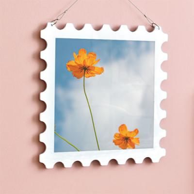 nt096-행잉액자_황화코스모스(우표중형)
