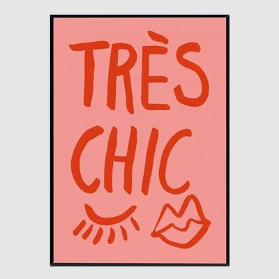 모던 슬림액자 Tres Chic Pink A3사이즈(WFLRWH9)