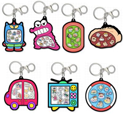 캐릭터 아크릴 셰이커 팬던트 흔들리는파츠 미니 키링