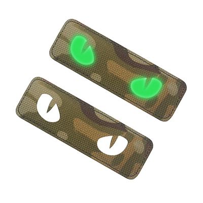 멀티캠 원단 화이트 반사 CAT EYE 패치(W97B6A5)