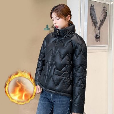 여자 숏 패딩 겨울 데일리 경량 보온 누빔 다운 점퍼 