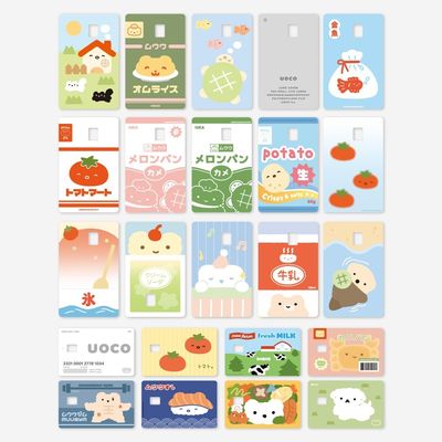 [후카후카스튜디오] 워터프루프 리무버블 카드스티커