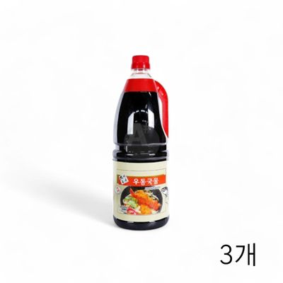 WL 장터 우동국물소스 1.84L X 3개 우동육수 샤브샤브육수 잔치국수 일본우동다시 멸치육수(WFLQPX0)