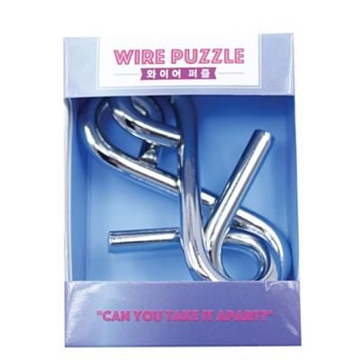 브레인티저 메탈 와이어 퍼즐 더블루 블루 3단계