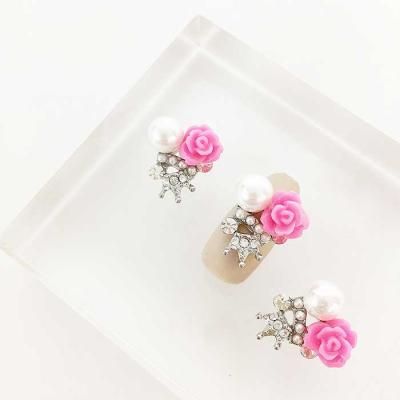 Woman bonita nail parts 큐빅메탈 티아라믹스 1개