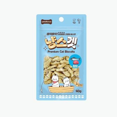 냥스켓 프리미엄 고양이 비스켓 참치 40g X10개(WFLPD2G)