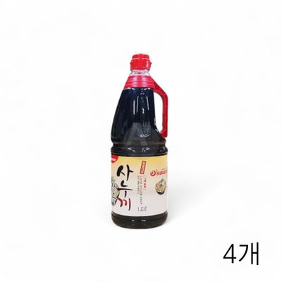 WL 선도 사누끼 쯔유 1.8L X 4개 일본 우동소스 업소용식자재 소바간장 모밀소바 메밀소스(WFLQQBL)