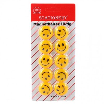 냉장고 자석 메모 홀더 스마일 10P(WFI923K)