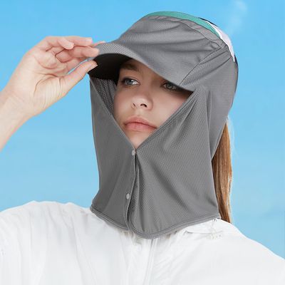 [아일렌]자외선차단 롱 캡 선가드(그레이)