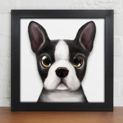 iv355-귀여운강아지_증명사진_인테리어액자소