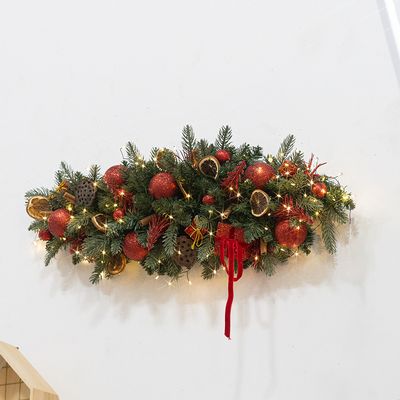 크리스마스 장식 가랜드 센터피스 베이직 레드 60cm