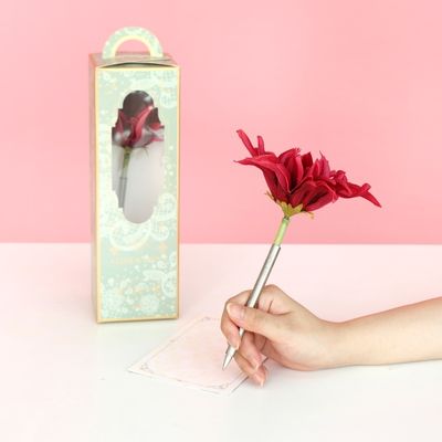 마젠타 다알리아 플라워펜 magenta dahlia flower pen