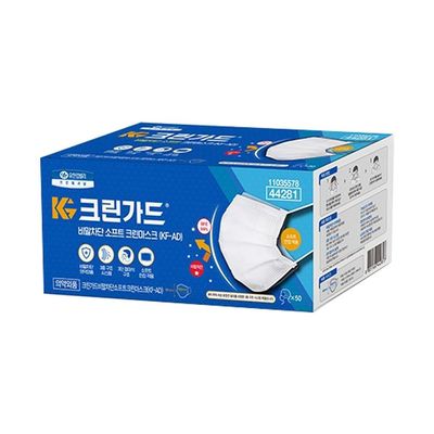 크린가드 소프트 마스크 50매 KF AD 입체 덴탈마스크 대형(WFPACJW)