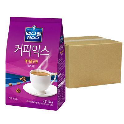 맥스웰하우스 헤이즐넛 자판기 커피믹스 800g 10개