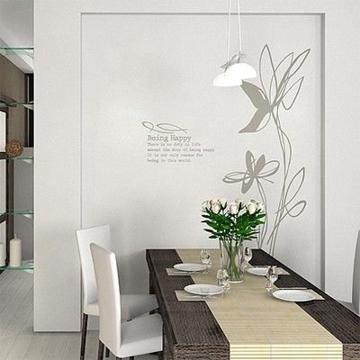 켈리플라워(꽃)  (완제품C) 그래픽스티커 포인트 시트지 인테리어 스티커