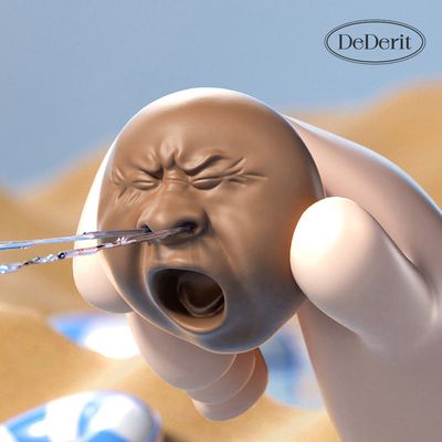 [데데리트]여름 시원한 얼굴 콧물발사 물총 장난감