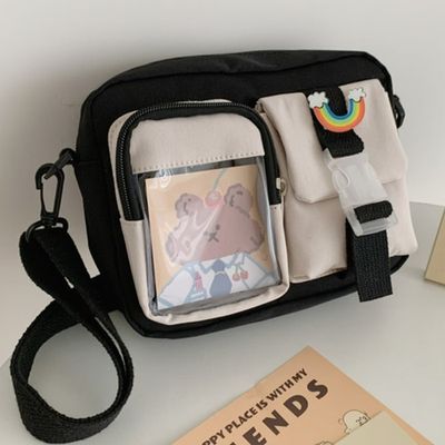 mama leather miniature chain cross bag _ Sora - HOTTRACKS