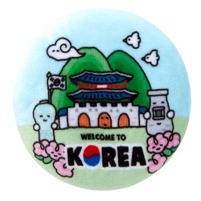 아트박스 패브릭뱃지 웰컴투코리아