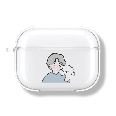 아칸 율율 너랑나랑 에어팟프로 투명케이스