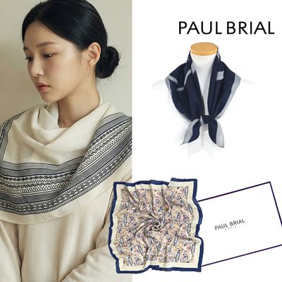 [폴브리알] 신상 페즐클리어 스카프 택1 (케이스동봉)