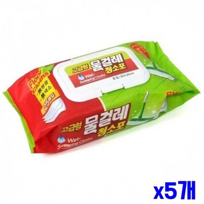 WL 고급형 부직포 물걸레 청소포 25매 x5개(WFLR3EA)