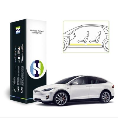 테슬라 모델 X 자동차용품 PPF 필름 도어스텝 세트