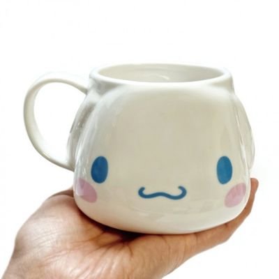 시나모롤 도기 입체 예쁜머그컵 390ml