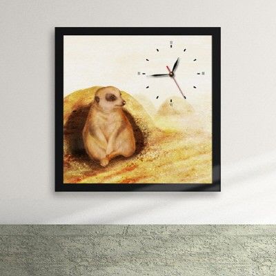 ix091-미어캣의 나른한 오후 액자시계