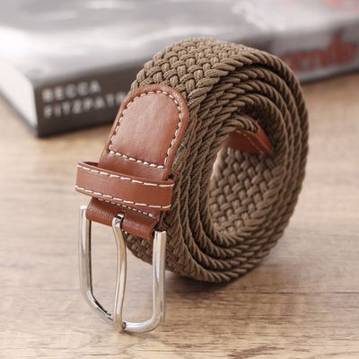 남성 남자 패션 패브릭 꽈배기 허리 벨트