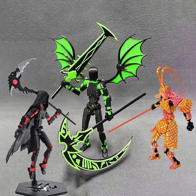 다관절 오공 액션 로봇 피규어 조립 블럭 인형 장식품