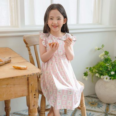 마벨슈슈 퀼팅래빗 쿨냉감 프릴 원피스 MBH186