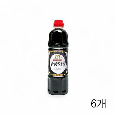 WL 초담원 무궁화 간장 900ml X 6개 만능간장 양조맛간장 조림볶음용 국찌개용 장아찌간장(WFLQPIN)