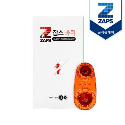 [잡스]바퀴벌레살충제 듀얼베이트 알파(1.5+1.5g) 6입