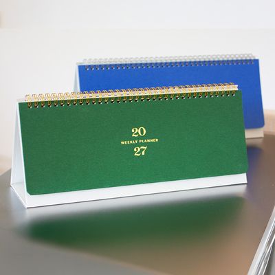 2027 캐주얼플래너 위클리 탁상용 16절 데스크플래너