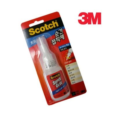 3M 스카치™ 순간 접착제 트위스트형 AD120(액상 20g)