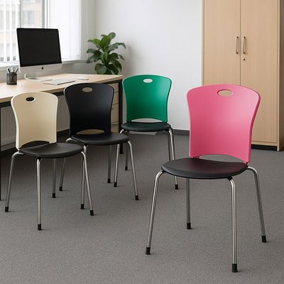 쌓아서 정리 OK! 손잡이 달린 이동형 의자 1+1 WB653