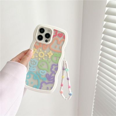 아이폰 13 12 11 x xr xs 하트 레인보우 스트랩케이스