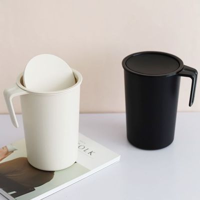 [와인앤쿡]스윙 미니 손잡이 휴지통