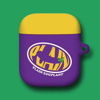 에어팟/에어팟프로 케이스 - 플레인 에그플랜트
