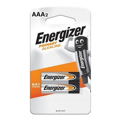 프라이머리 알카라인 건전지 AAA E-LR03 1.5V 2개입